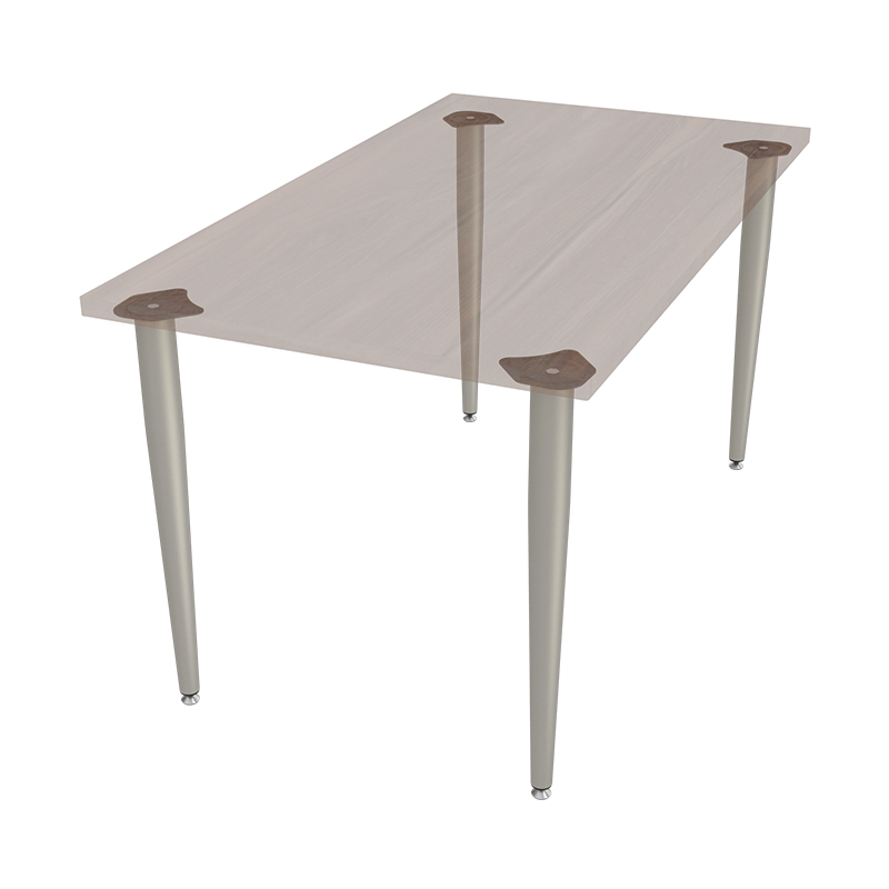 KSN LEG CONIC / H.710 / MAT CHAMPAGNE